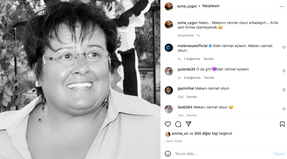 Akrep Nalan'ın ani ölümü sanat camiasında büyük bir üzüntüye neden oldu 7