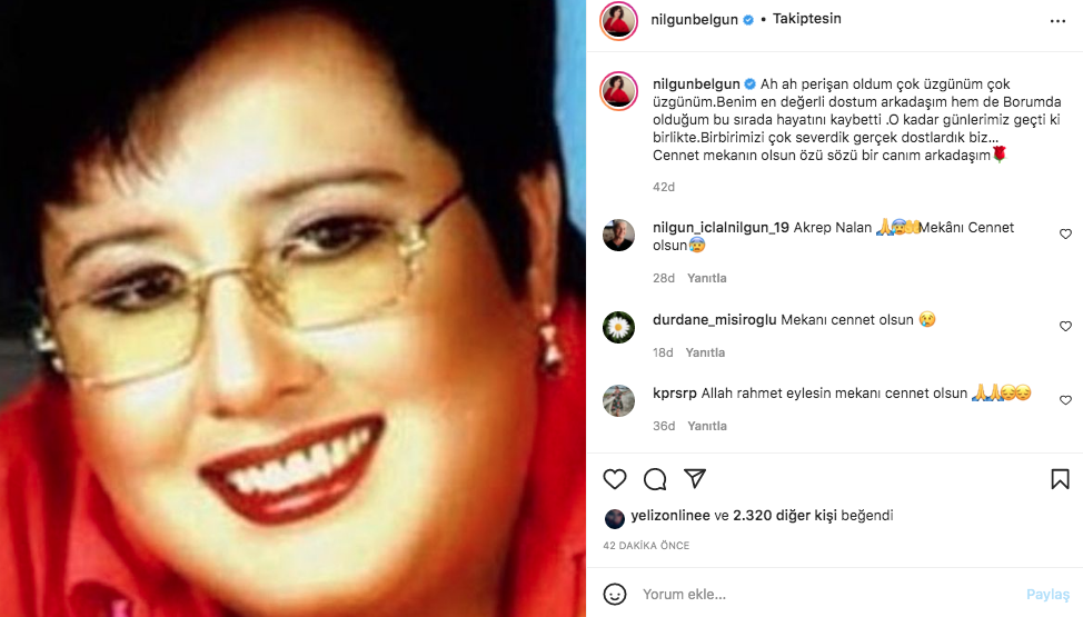 Akrep Nalan'ın ani ölümü sanat camiasında büyük bir üzüntüye neden oldu 6