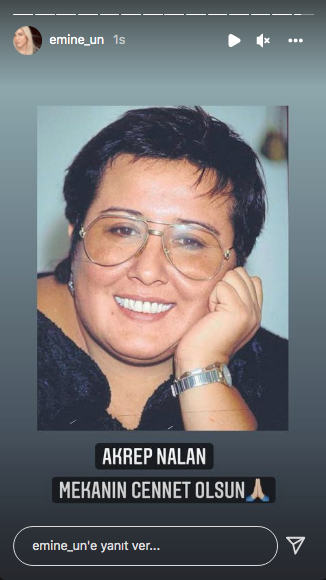 Akrep Nalan'ın ani ölümü sanat camiasında büyük bir üzüntüye neden oldu 36