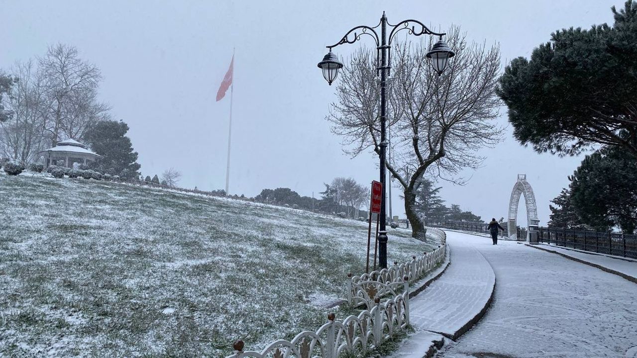 Beklenen kar geldi, İstanbul beyaza büründü... İşte o anlar 2