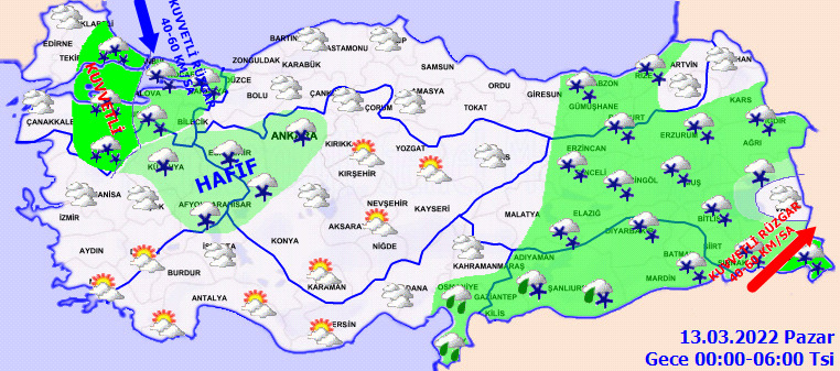 Meteoroloji 'Bugüne dikkat' diyerek uyardı: Pek çok ilde kuvvetli kar yağışı olacak! 12