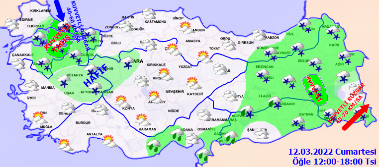 Meteoroloji 'Bugüne dikkat' diyerek uyardı: Pek çok ilde kuvvetli kar yağışı olacak! 10