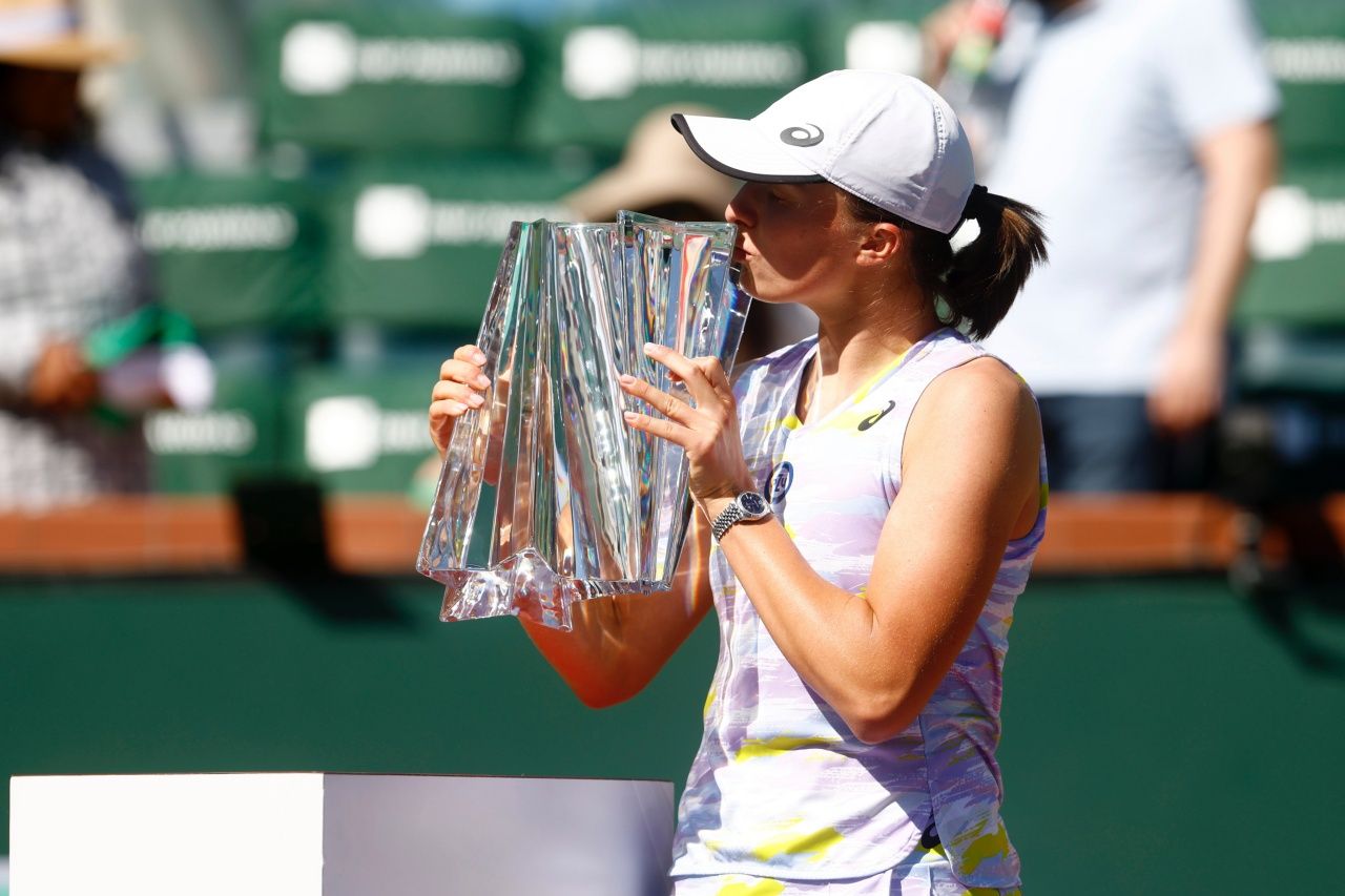Iga Swiatek, Indian Wells'te şampiyonluk gören ilk Polonyalı tenisçi oldu 6