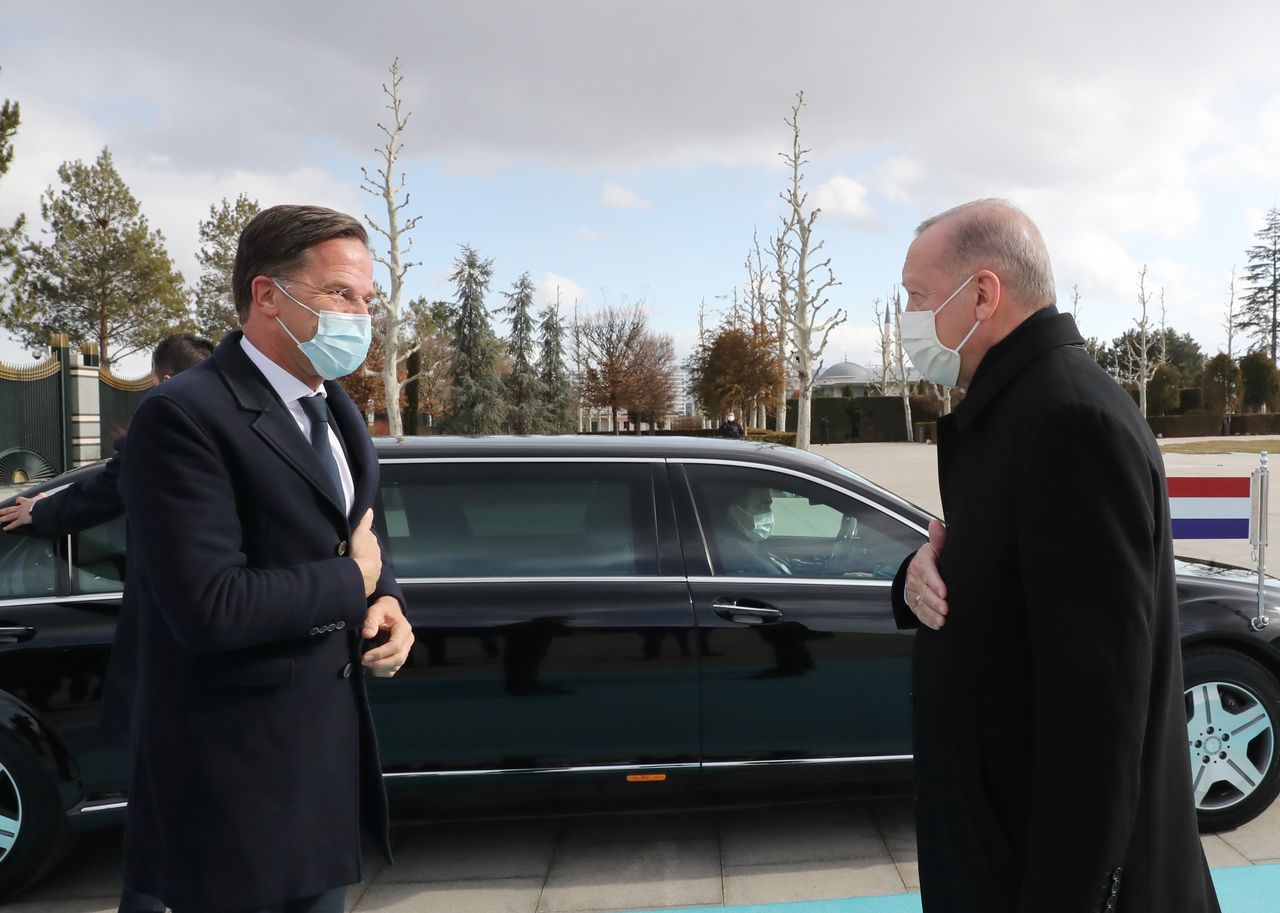 Cumhurbaşkanı Erdoğan, Hollanda Başbakanı Rutte’yi resmi törenle karşıladı 6