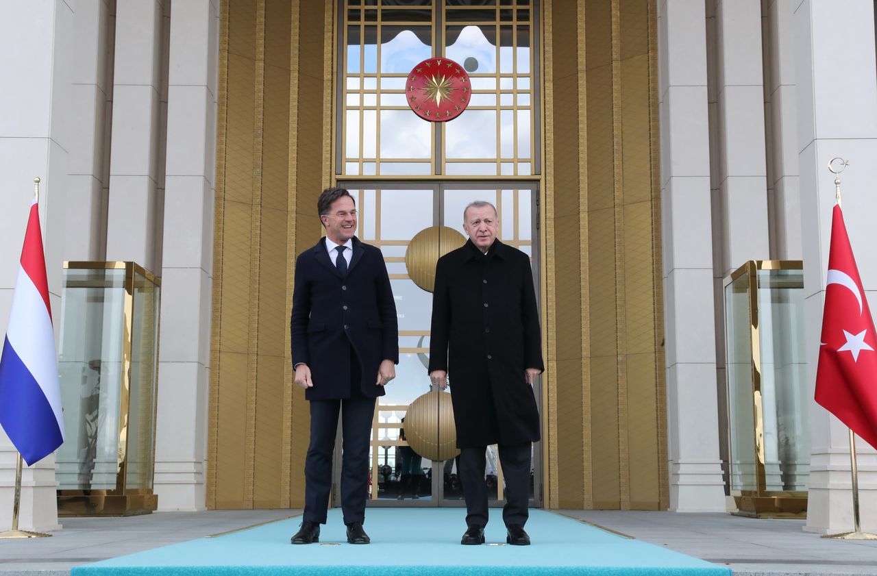 Cumhurbaşkanı Erdoğan, Hollanda Başbakanı Rutte’yi resmi törenle karşıladı 9