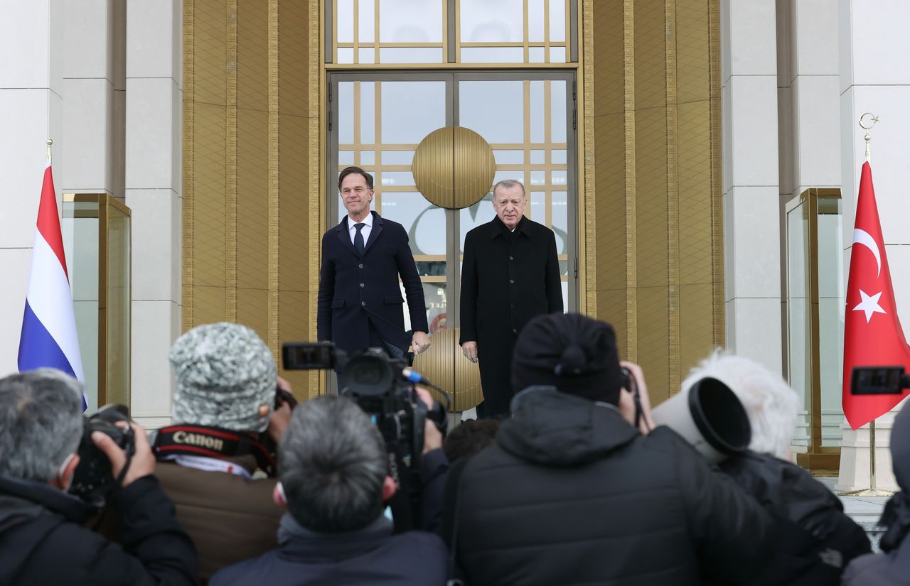 Cumhurbaşkanı Erdoğan, Hollanda Başbakanı Rutte’yi resmi törenle karşıladı 15