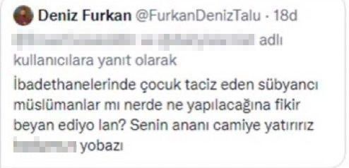 Sosyal medyadan dini değerlere hakaret etmişti! Deniz Furkan Talu tutuklandı 3