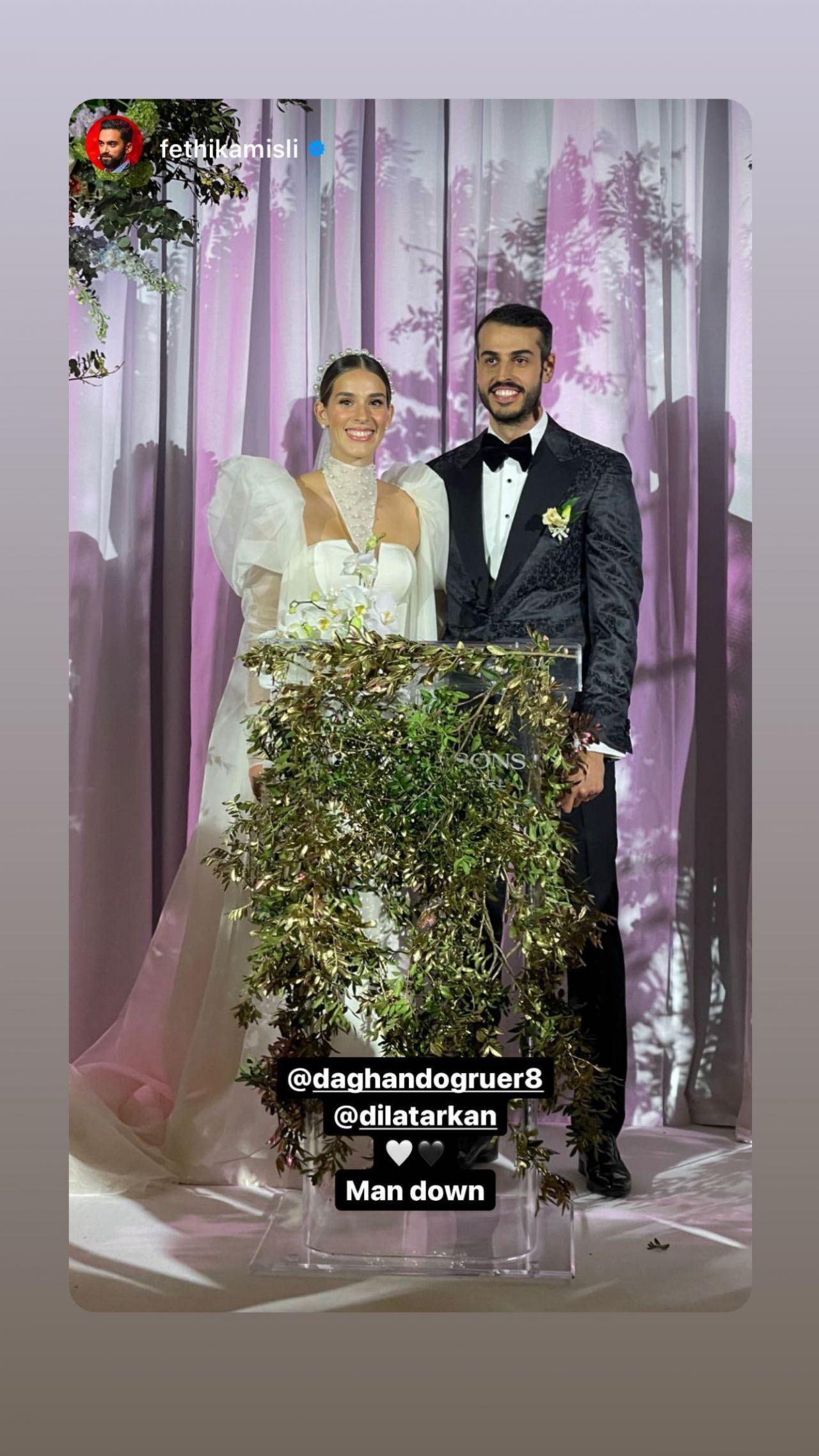 Dağhan Doğruer ile evlenen Dila Tarkan'ın gelinliği gündem oldu! Şeyma Subaşı düğüne damga vurdu 21