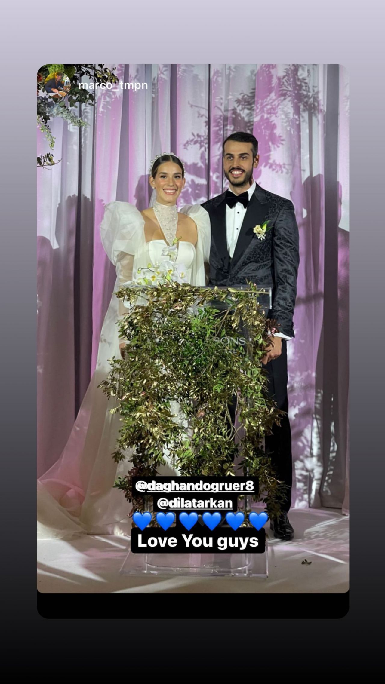 Dağhan Doğruer ile evlenen Dila Tarkan'ın gelinliği gündem oldu! Şeyma Subaşı düğüne damga vurdu 27