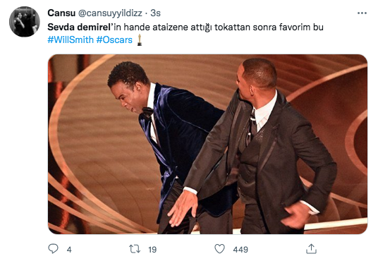 Will Smith'in Chris Rock'a attığı tokat, Sevda Demirel'in Hande Ataizi'ye attığı tokatı akıllara getirdi 14