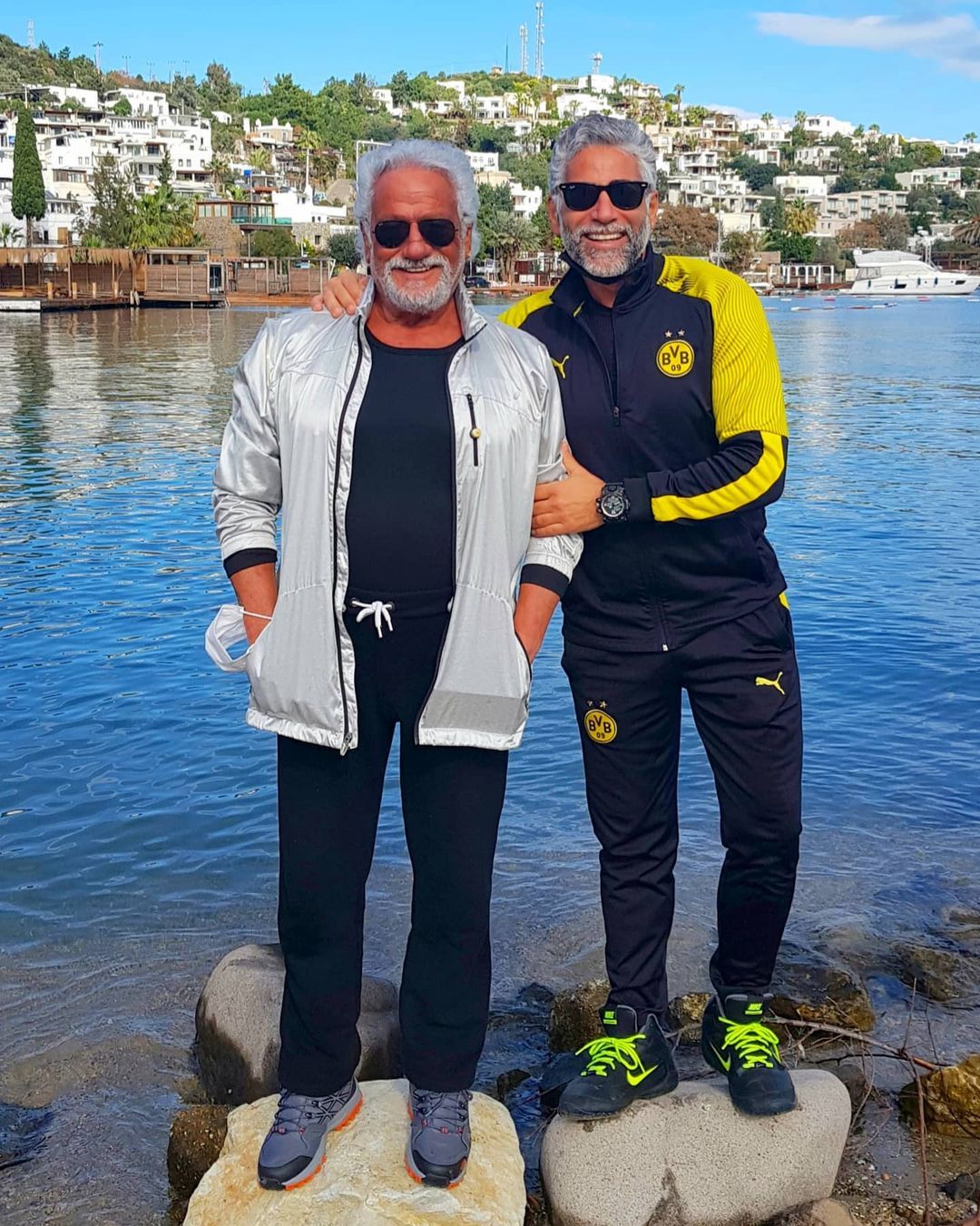 Oğlu Theo şarkıcı Fedon'un kopyası! Baba oğulun fotoğrafları sosyal medyayı salladı 2