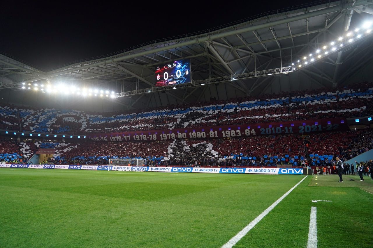 Trabzonspor'un koreografisinde dikkat çeken detay 1