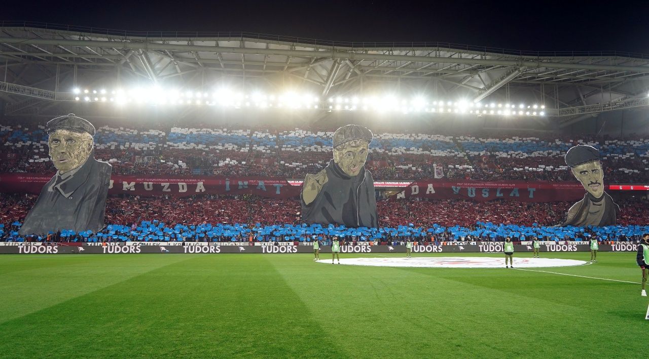 Trabzonspor'un koreografisinde dikkat çeken detay 2