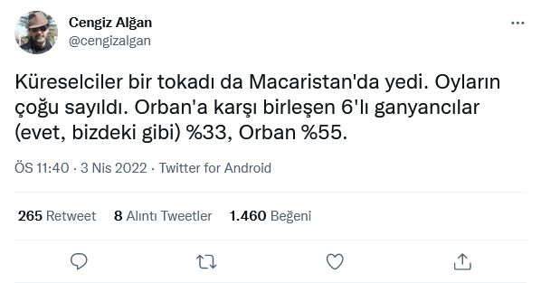 Orban'ın zaferi Türk solunu, Millet İttifakı'nı ve küreselci tayfayı fena gerdi 7