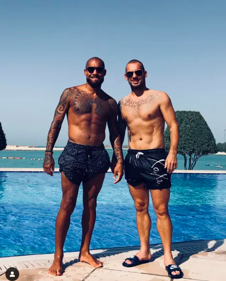 Wesley Sneijder'in son halini görenler inanamadı... Yolanthe sonrası Sneijder! 6