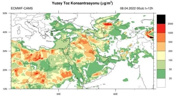 Meteoroloji harita yayınladı, uzmanlar uyardı: Kapı ve pencelereleri kapatın, maskesiz çıkmayın! 4