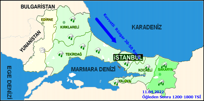 Meteoroloji'den İstanbul dahil pek çok ile uyarı: Sağanak yağış gün boyu sürecek! 7