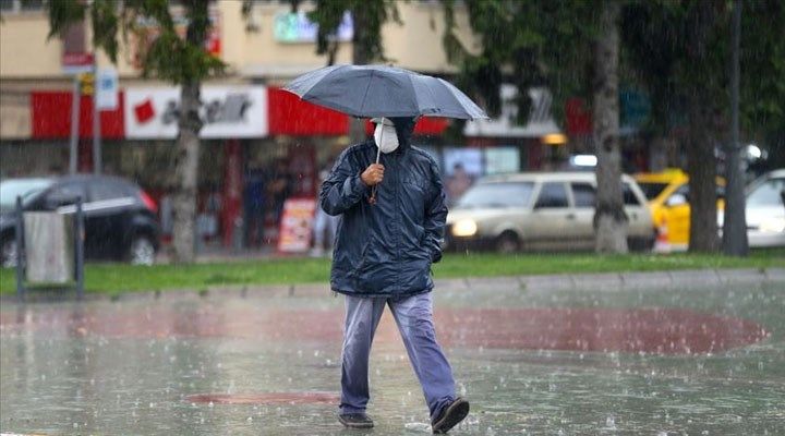 Meteoroloji, saat vererek yağış uyarısı yaptı: 17 Nisan 2022 hava durumu 2