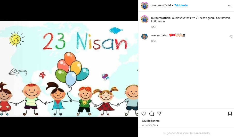 Ünlü isimlerden 23 Nisan paylaşımları 33