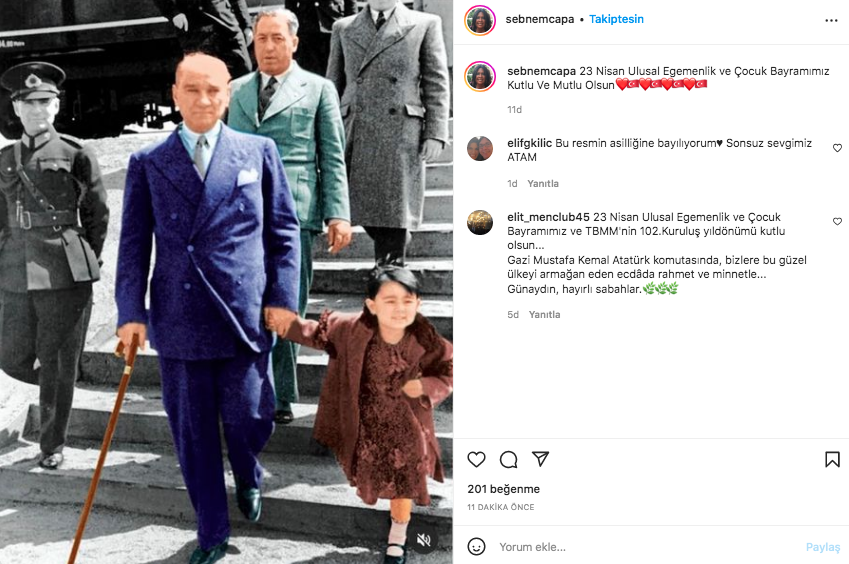 Ünlü isimlerden 23 Nisan paylaşımları 50
