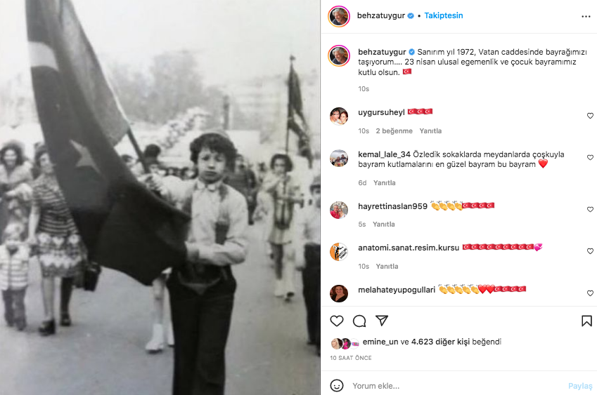 Ünlü isimlerden 23 Nisan paylaşımları 11