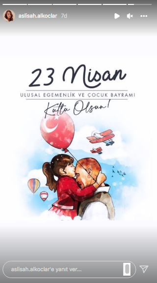 Ünlü isimlerden 23 Nisan paylaşımları 56