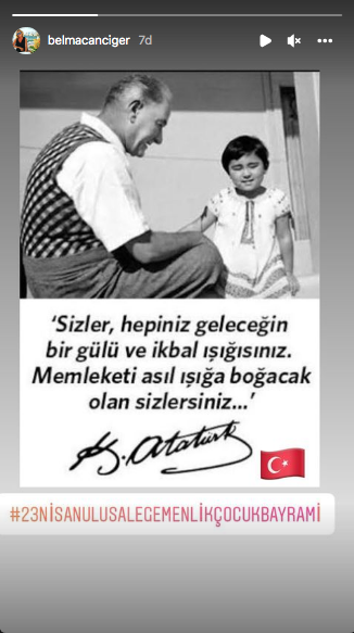 Ünlü isimlerden 23 Nisan paylaşımları 52
