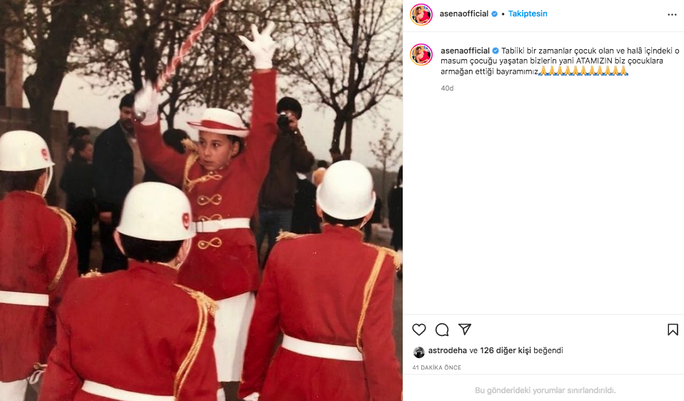 Ünlü isimlerden 23 Nisan paylaşımları 2