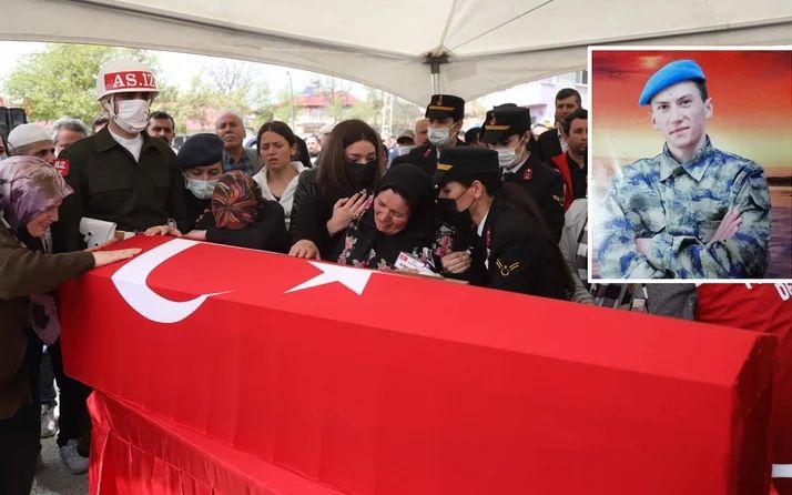Türkiye şehitlerine ağlıyor: Pençe-Kilit şehitleri Kubilay Çon ve Furkan Gök son yolculuklarına uğurlandı... 2