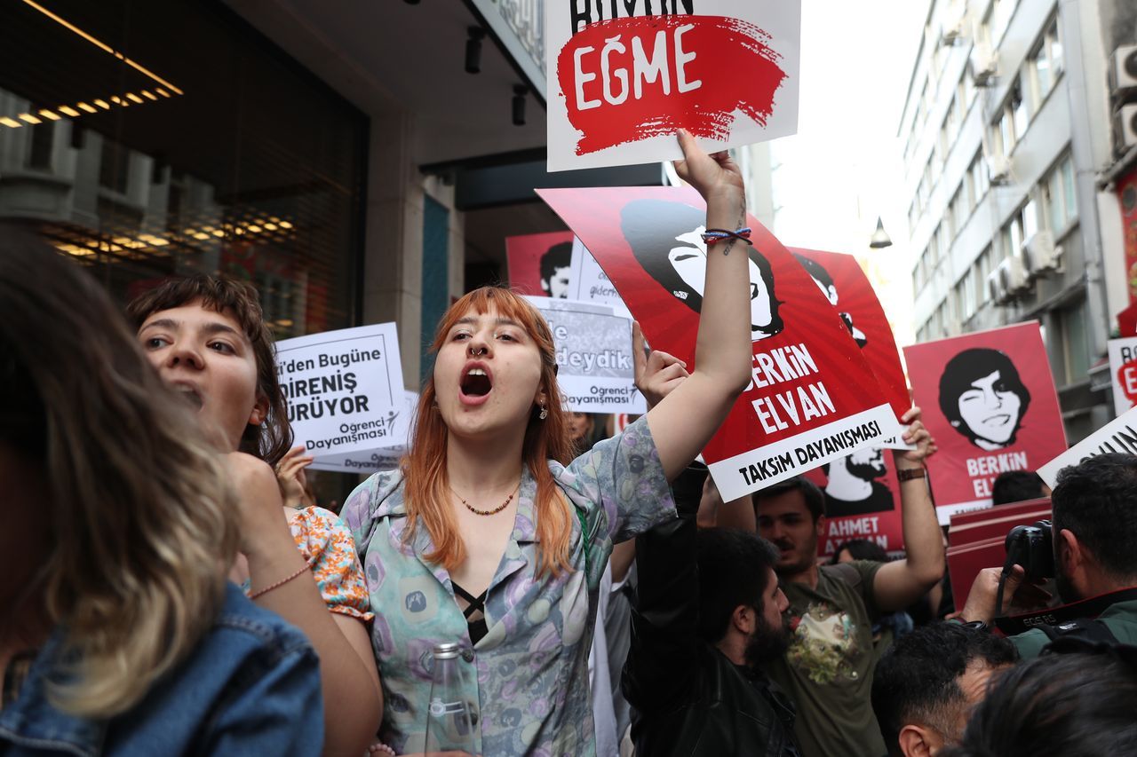 Taksim'de Gezi Davası protestosu! Çok sayıda gözaltı var 5