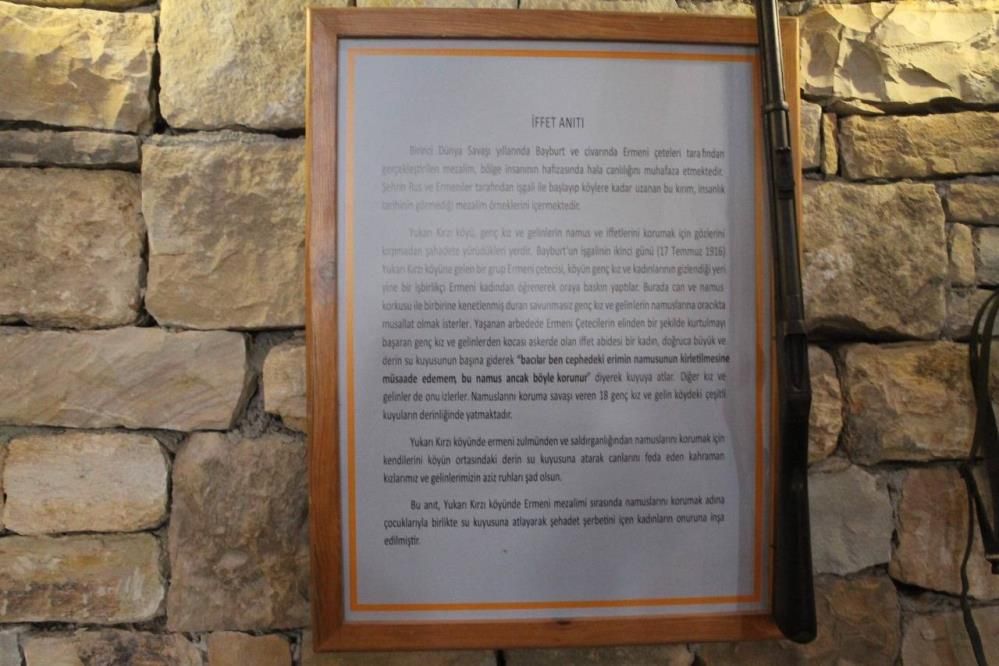 Bayburt'ta iffet anıtı! 'Kadınlar Ermeni saldırılarında namuslarını korumak için kendilerini kuyuya atıyordu' 10