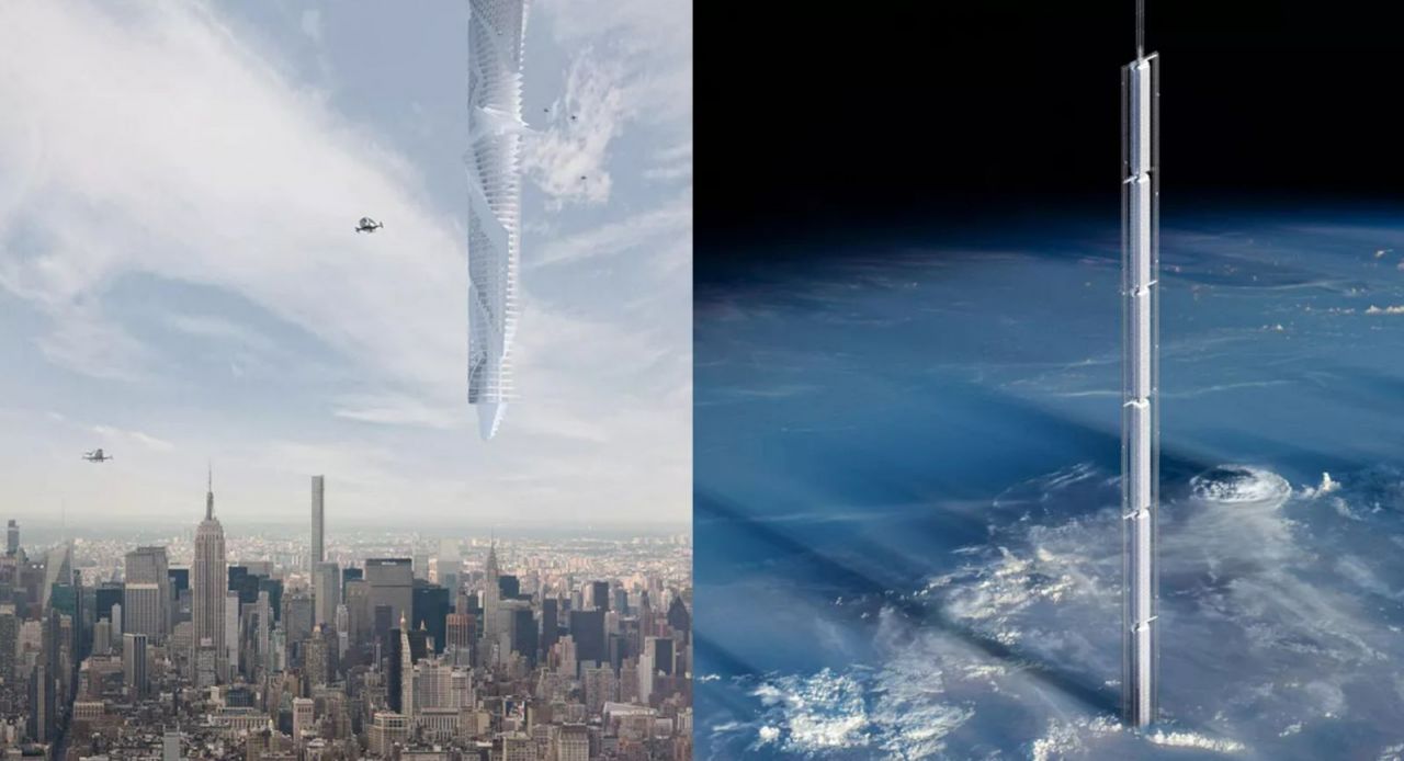 Temeli bir asteroite atılacak bu bina, ters şekilde dünyaya uzanacak! 3