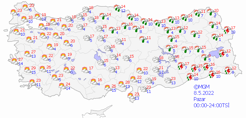 Hafta sonu için plan yapanlar dikkat: Pek çok ilde sağanak yağış bekleniyor! 11