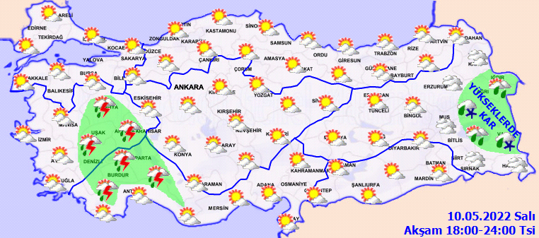 Meteoroloji saat verip uyardı: Sağanak yağış geliyor! 6