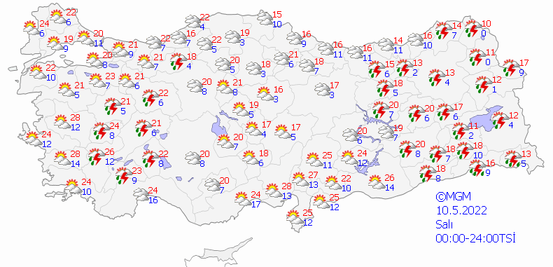 Meteoroloji saat verip uyardı: Sağanak yağış geliyor! 8