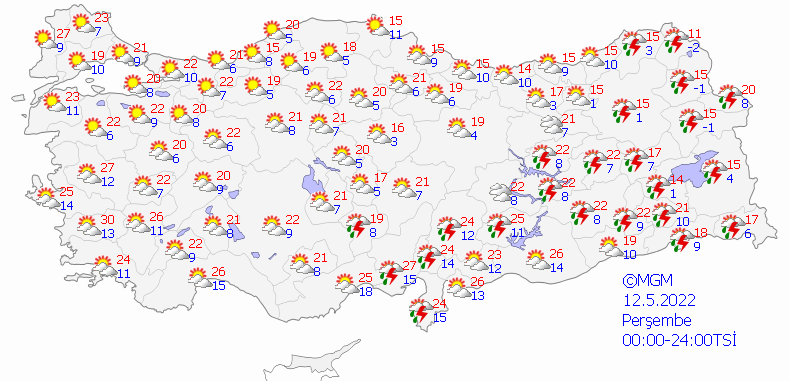 Meteoroloji saat verip uyardı: Sağanak yağış geliyor! 10