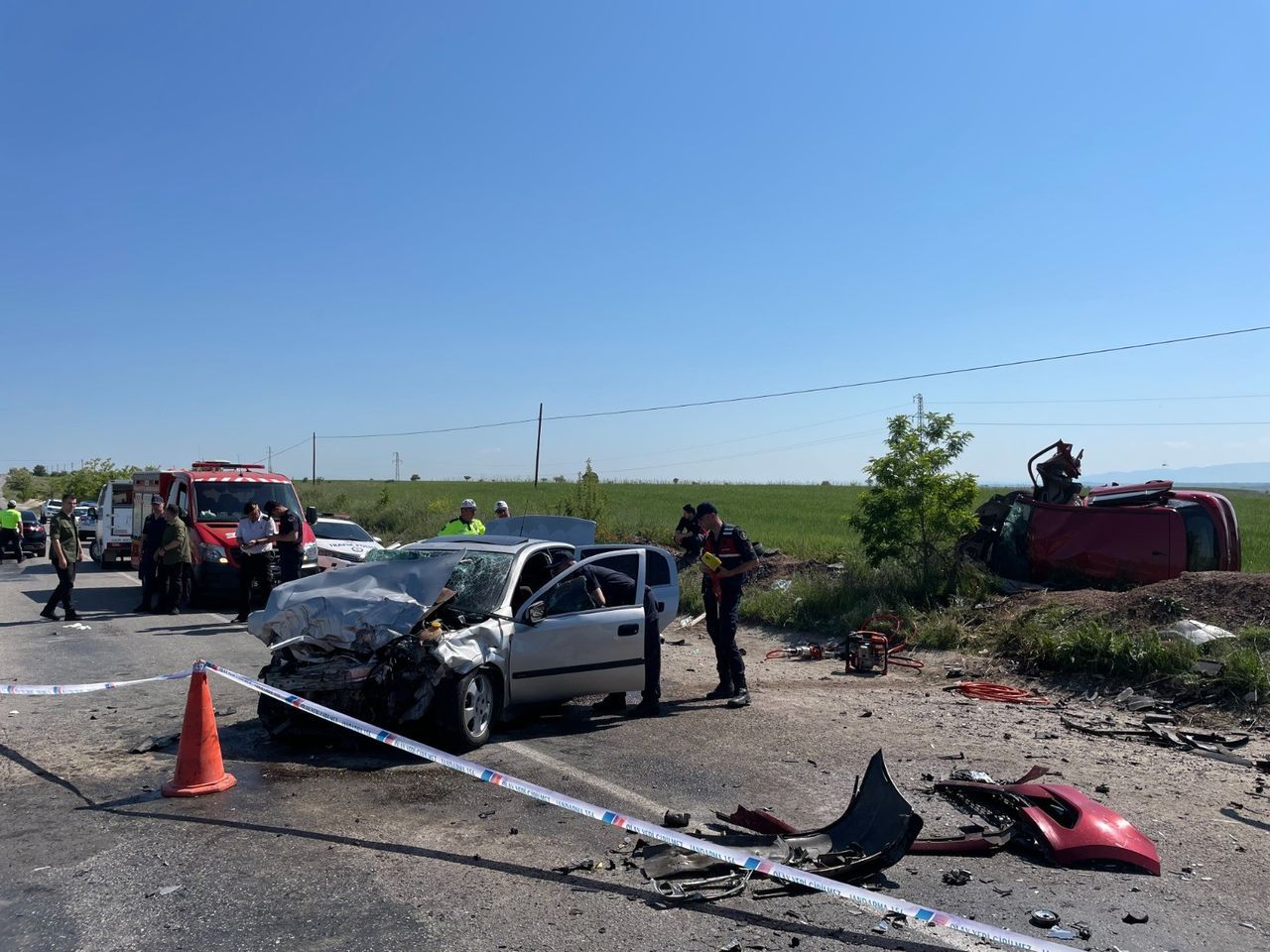 Uşak’ta feci kaza! 7 aylık hamile kadın ve annesi öldü 2