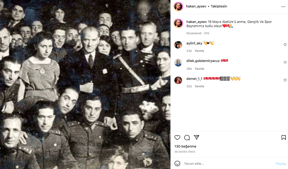 Ünlü isimler 19 Mayıs Atatürk'ü Anma, Gençlik ve Spor Bayramı'nı sosyal medyadan kutladı 22