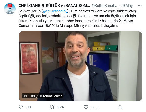 ‘Yalakadan sanatçı olmaz’ diyen Kılıçdaroğlu şimdi de sanatçıların desteklerini paylaştı 13
