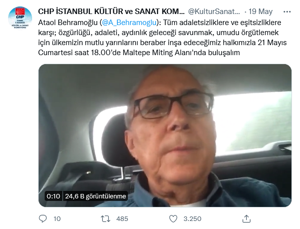 ‘Yalakadan sanatçı olmaz’ diyen Kılıçdaroğlu şimdi de sanatçıların desteklerini paylaştı 24