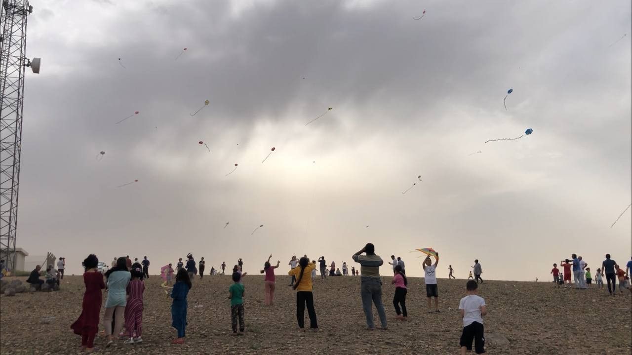 Terörden arındırılan Suriye sınırında uçurtma şenliği düzenlendi 1