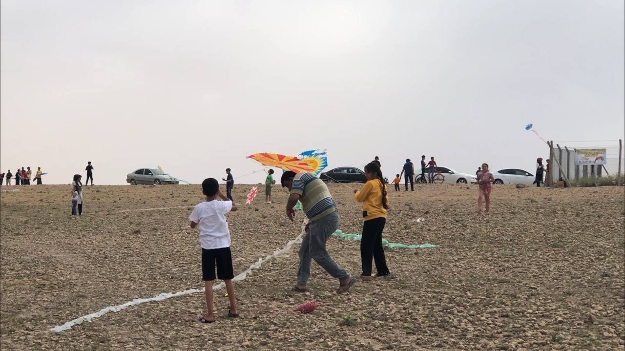 Terörden arındırılan Suriye sınırında uçurtma şenliği düzenlendi 2