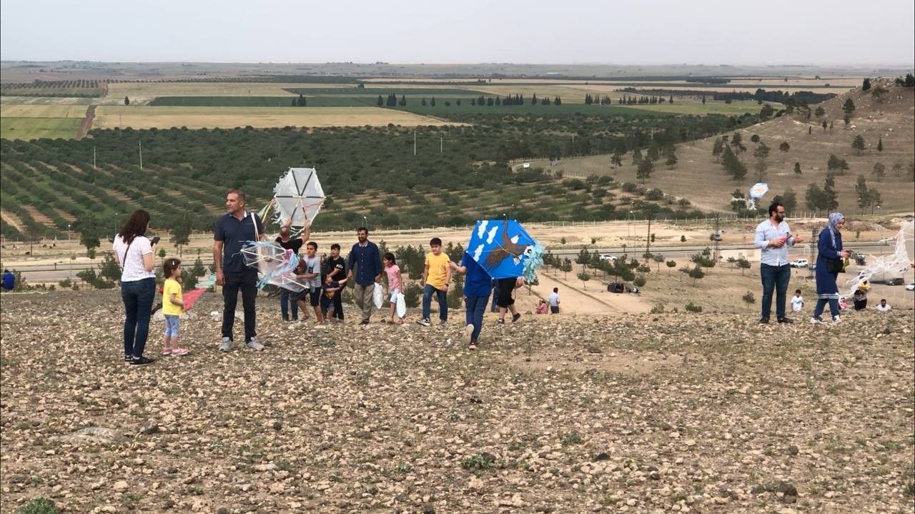 Terörden arındırılan Suriye sınırında uçurtma şenliği düzenlendi 5