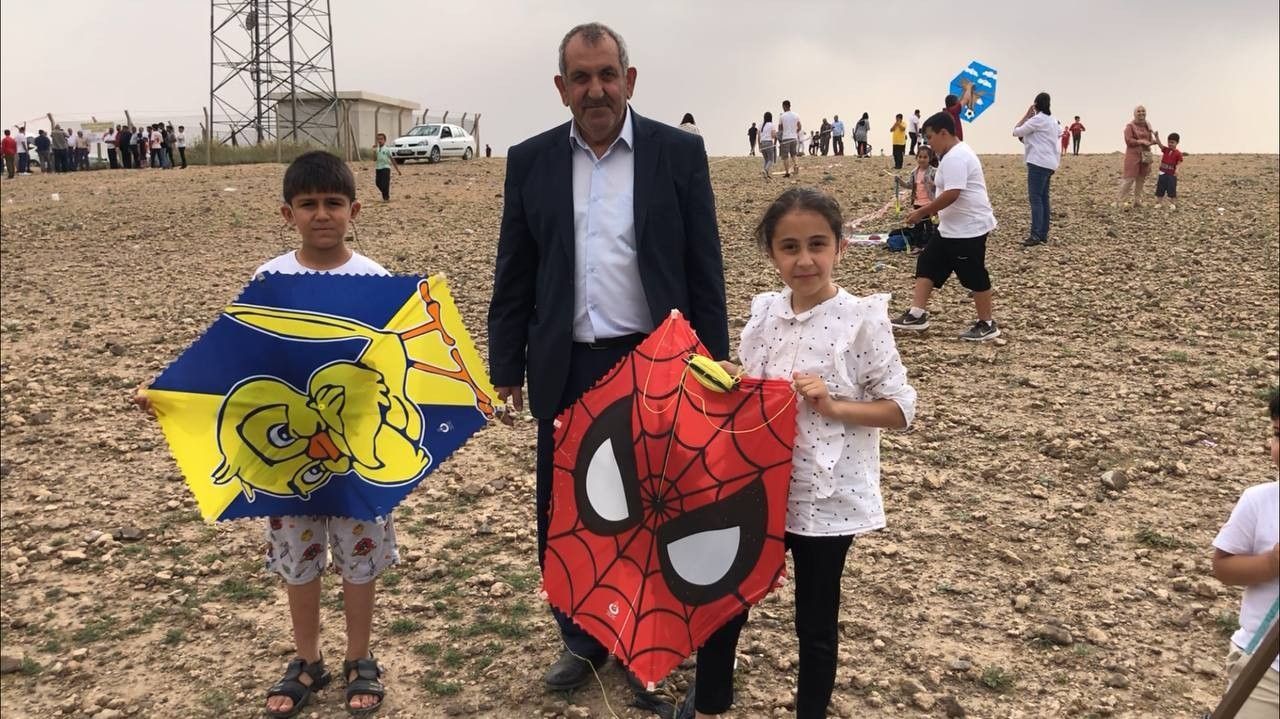 Terörden arındırılan Suriye sınırında uçurtma şenliği düzenlendi 7