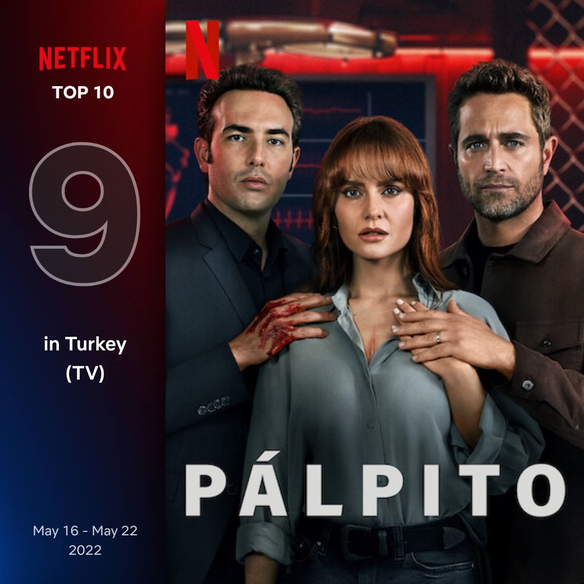 Netflix Türkiye'de  16-22 Mayıs haftası en çok izlenen dizi ve filmler belli oldu 10