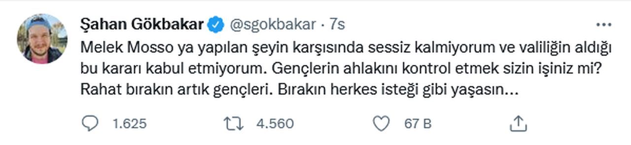 Konseri iptal edilen Melek Mosso'ya ünlü isimlerden destek yağdı: Ahlaklı Konser! Yine ortaçağdan güzel bir orta geldi 5