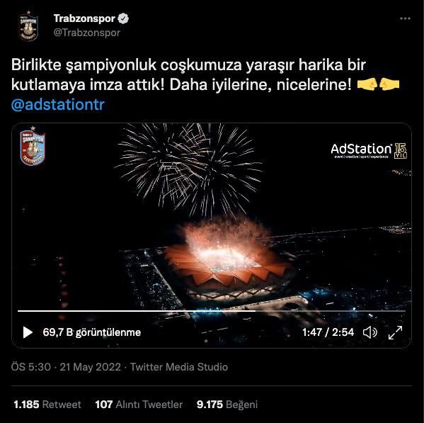 Trabzonspor'un dev şampiyonluk kutlaması dünyada büyük yankı uyandırdı 5