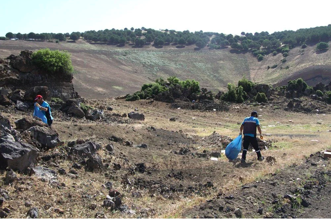 UNESCO tescilli doğal alan çöplüğe döndü: Belediye ekipleri harekete geçti 5