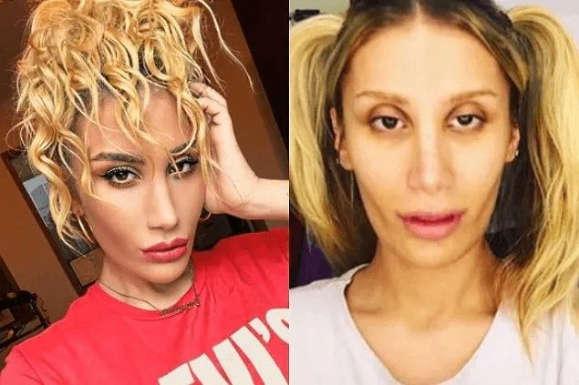 Ünlülerin Makyajsız Halleri Rüyalara Giriyor! Burcu Özberk, Ebru Şahin, Aline Boz Makyajsız Halleri! 16