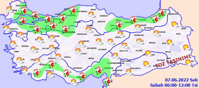 Meteoroloji'den İstanbul dahil 60 ile 'kuvvetli sağanak' uyarısı! 6